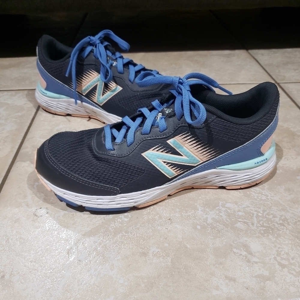 New Balance Womens 680 V6 Running Shoes Sneakers Size 6 Multicolor Colorful